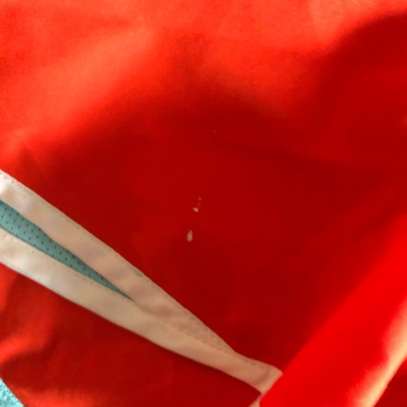 SALE🔥🐰 Nike Running Shorts Orange White Stripe - Picture 3 of 8